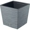 Горшок для цветов Prosperplast Furu с вкладышем 10 л серый (57437-422)