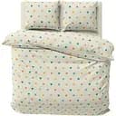 Комплект постельного белья LeLit семейный 150х215 см поплин L-2056/2 бежевый (le2000000299419)