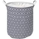 Кошик Idea Home LY-04 Prism 40х50 см сірий (LY-04 круг. ткан. з/кр Prism)