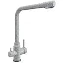 Смеситель под фильтр Platinum KT 8201 (8626) поворотный двухрычажный из нержавеющей стали серый (000033369)