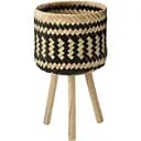 Кашпо J-Line підлогове з ніжками із ротанга 51 см (33195)