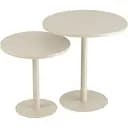 Кавові столики J-line металічний сірий (46280) 