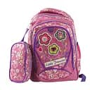 Рюкзак молодежный Little Princess, 44x30x15 см, с пеналом (в ассортименте)