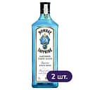 Джин Bombay Sapphire London Dry Gin 47% 1 л х 2 шт.