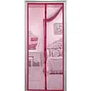 Москітна сітка на двері Magic Mesh шторка на магнітах бордо 210 х 100 см