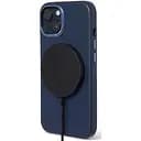 Оригінальний шкіряний чохол Decoded Leather Case MagSafe для Apple iPhone 13 (6.1") Matt Navy Blue