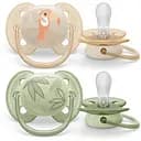 Пустушка Philips Avent Ultra Soft ультрам'яка, нейтральна, 0-6 місяців, 2 шт. (SCF091/07)