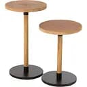 Кавові столики J-lineи з дерева 2 шт. (46318)