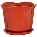 Вазон для цветов Ekodeo 2 л терракотовый (P88906BR)