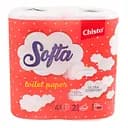 Туалетная бумага Chisto Softa, двухслойная, 4 рулона