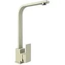 Смеситель кухонный Platinum 179 NES (3007) однорычажный поворотный из нержавеющей стали песок (000033446)