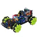 Машина на радіокеруванні 555-711 A-01, 4х4, підсвічування, 360°, роликові колеса, акумулятор 3.7V, пульт 2.4G, синій