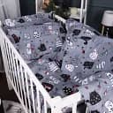Комплект постельного белья MirSon Kids Time 17-0671 With Love Cats серый 110 x 140 см (2200010178968)