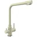 Смеситель под фильтр Platinum KT 8201 (8626) двухрычажный поворотный из нержавеющей стали песок (000033367)