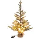 Ялинка штучна J-line з вбудованою гірляндою в горщику 81 см (27521)