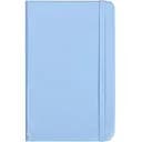 Блокнот Bambi на резинке 5602-18 14 x 9 см твердый переплет кож/зам голубой    