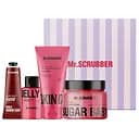 Уценка. Подарочный набор Mr.Scrubber Cherry Care: Сахарный скраб 450 г + Крем-гель для тела 150 мл + Гель для душа 100 мл + Крем для рук 30 г