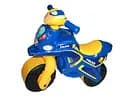Мотоцикл Doloni-toys Байк Полиция, музыкальный, синий с желтым, 0157