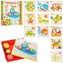 Дитяча мозаїка з ігровим полем 3569, 12 картинок