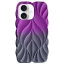 Чохол Epik TPU Leaf для Apple iPhone 16, 6.1 Violet/Grey