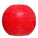 Свічка Pragnis Рустик, 10х10 см, червона (S1010-125)