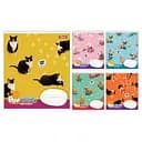 Зошити учнівські 18 аркушів клітинка 1B Pawsitively, 25 шт. в упаковці