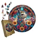 Пазл деревянный Сказочная Лама, А1, 500+ элементов, Картонная коробка