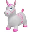 Надувной прыгун-лошадка MS 0373-5 бело-розовый