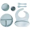 Набір силіконового посуду Lindo сірий 6 предметів (963-2)