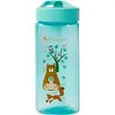 Поїльник Курносики зі складним носиком з силіконової соломинкою 420 мл бірюзовий (7223 зел)