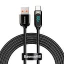 Кабель 2 метри Baseus Type-C Display CASX020101 66W з дисплеєм чорний