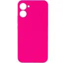 Чохол Silicone Cover Lakshmi Full Camera (AAA) для Realme C33 Рожевий / Barbie pink