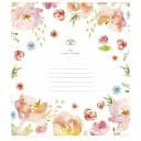 Зошит учнівський Школярик Tender Garden 012-3378L-3 в лінію 12 аркушів 