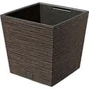 Горщик для квітів Prosperplast Furu Eco Wood з вкладкою 19 л кавовий (59752-4625)