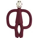 Іграшка-прорізувач Matchstick Monkey Мавпочка, 10,5 см, бордова (MM-T-012)