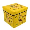 Складний короб-органайзер C 68854 з вологовідштовхувальним покриттям жовтий 30 х 30 х 30 см