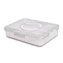 Лоток органайзер для хранения продуктов Yiwu HP-27-10 пластиковый 2,5 л бежевый