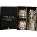 Подарочный набор виски Whiskey Stones №12 в деревянном пенале - графин Pasabahce + стаканы Baltic