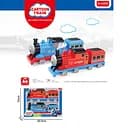 Игрушечный набор из 2 инерционных поездов с вагонами, 411-1