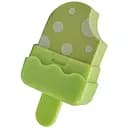 Гумка кольорова Color-it Морозиво 1852А зелена у футлярі