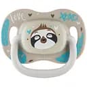 Пустышка Canpol babies Exotic Animals силиконовая круглая 0-6 мес. ленивец (34/933_leni)