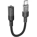 Переходник Hoco Spirit прозрачный цифровой аудиоконвертер Type-C к 3,5 мм LS37 15 см DAC