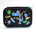 Пенал Динозавр бейсболіст, 3 відділення, 3D-малюнок (В асортименті)