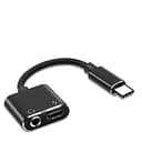 Адаптер 2E Type-C AUX 3.5 + Type-C аудіо та зарядний