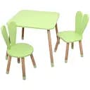 Дитячий столик Bambi 04-025G+1 для творчості з двома стільчиками 60х60 см