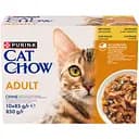 Уценка. Влажный корм для взрослых кошек Purina Cat Chow Adult с курицей и цуккини 85 г х 10 шт.