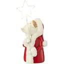 Санта Клаус J-line з лід-підсвічуванням 35 см червоний (45669)