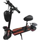 Електросамокат Двомоторний Tesla 30000 (5000W, 52V, 24Ah) з сидiнням та Боксом на руль