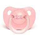 Пустышка силиконовая Suavinex Смысл жизни, 6-18 мес., розовый (303325)