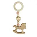 Грызунок деревянный MGZ-0410(Peach) Конек